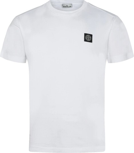 Stone Island Logo T Shirt WHITE 3XL