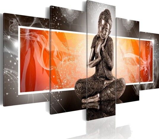 Bilde Buddha And Ornaments 100x50 Artgeist sp. z o. o.