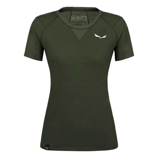 Salewa Agner Merino T-Shirt W"s dark olive L