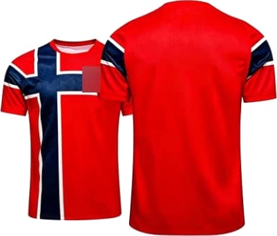 2026 Norges hjemme-VM fotballtrøye – voksen- og barnestørrelser (100–6XL) Uten nummer