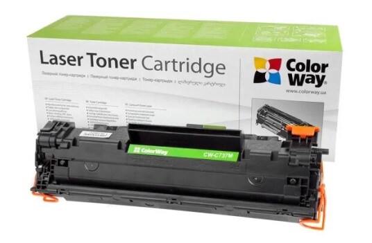 Colorway - Svart - Kompatibel - Tonerpatron Alternativ For: Canon 737 Canon 737Bk Hp Cf283a - For Canon I-Sensys Mf231 Mf232 Mf237 Mf244 Mf247 Mf249  Hp Laserjet Pro M201 M202
