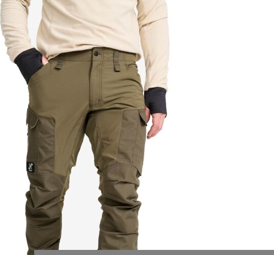 Revolutionrace RVRC GP Pants Herre Light Moss Gray L Turbukse & Fritidsbukse