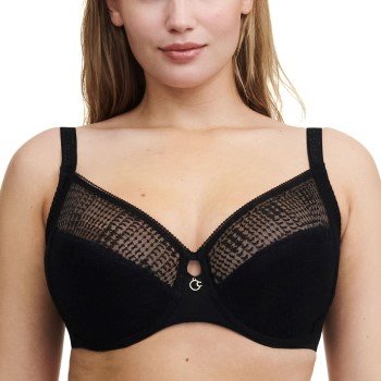 Chantelle BH Intrigue Full Coverage Underwire Bra Svart D 105 Dame