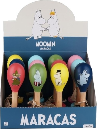 MOOMIN - Maracas Display - 12 Units