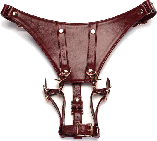 Wine Red - Forced Orgasm Belt