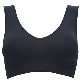 Missya BH Lucia Bamboo Bra Top Wide Strap Svart X-Large Dame Missya BH Lucia Bamboo Bra Top Wide Strap Svart X-Large Dame