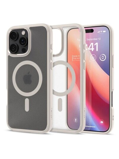 Spigen Ultra Hybrid MagSafe Deksel til iPhone 16 Pro Max - Frost Titan