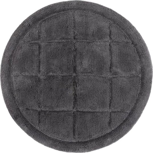 Baderomsmatte Kvadrat - 80x80 cm, Grå