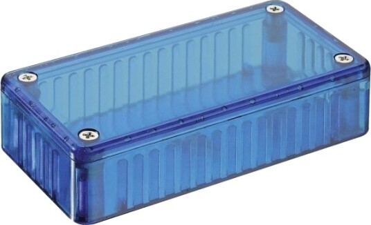 Hammond Electronics 1591 Ctbu Universal Kabinet 120 X 65 X 40 Polykarbonat Blå 1 Stk