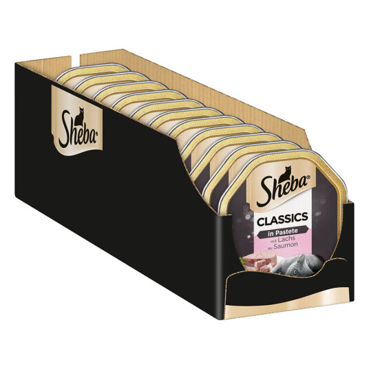 Sheba Megapakke Skåler 22 X 85 G Classics I Postei Med Laks
