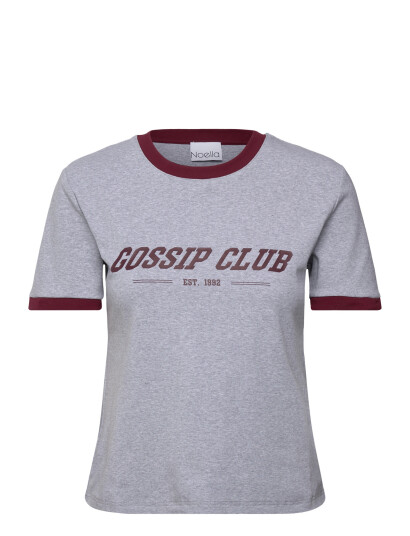 Noella Gossip T Shirt Grey S Noella Gossip T Shirt Grey S