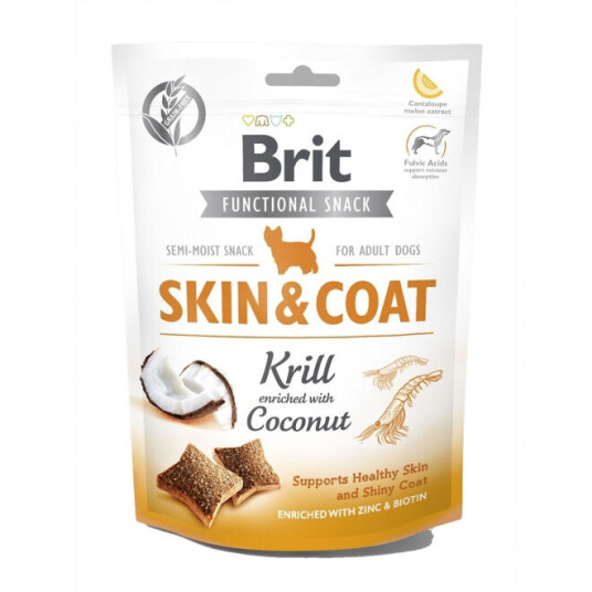Brit Care Functional Snack Skin &Coat Krill 150 G