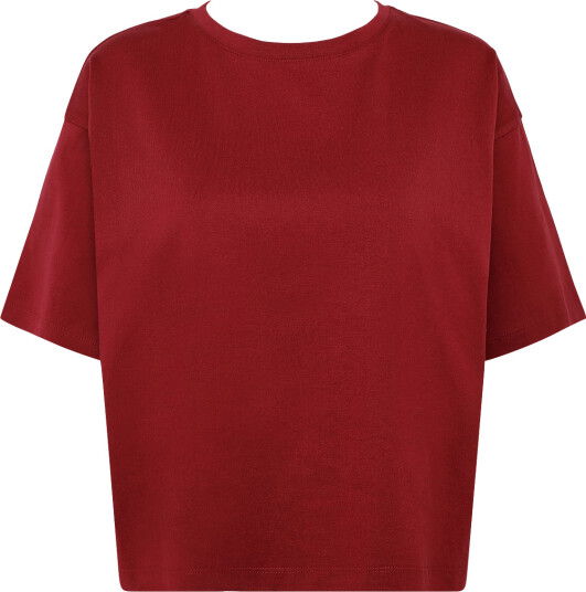 MSCH Copenhagen Mschleana Tee   Burgundy   S/M