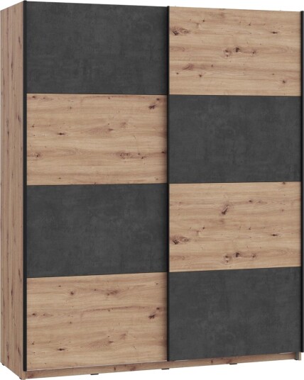 Kocherinovo Garderobe 62x171 cm - Brun/Grå