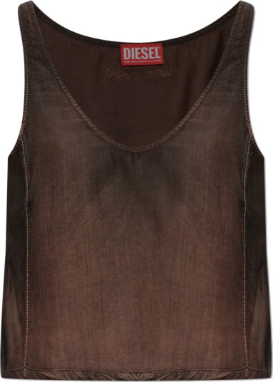 Diesel Dame Topper Brun S,