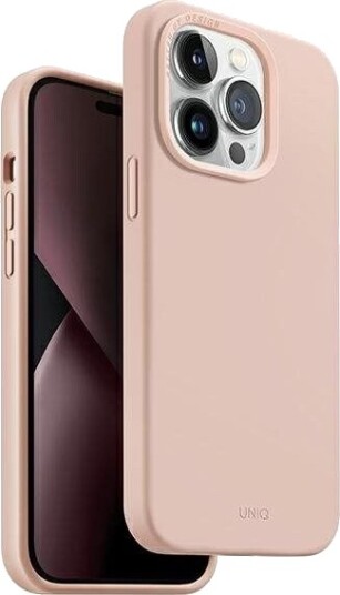 Apple UNIQ Lino Hue iPhone 14 Pro 6.1" Magclick Charging case pink/blush pink