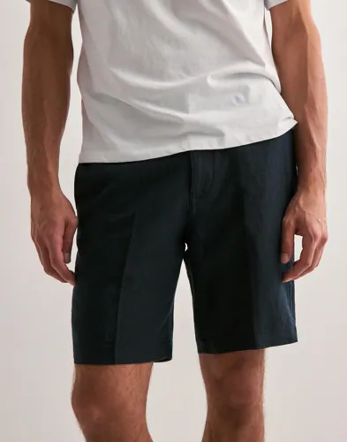Selected Homme Slhregular Leroy Sun Shorts Linshorts Svart