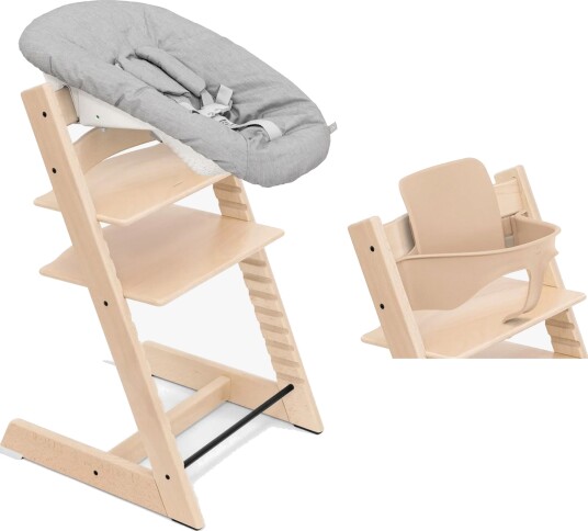 Stokke Tripp Trapp Stol + Baby Set + Newborn Set Natural Stokke Tripp Trapp Stol + Baby Set + Newborn Set Natural