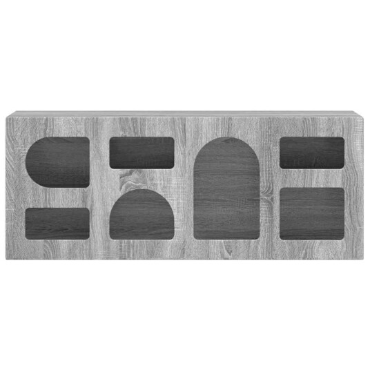 TV skap Grå Sonoma 100 x 35 x 40 cm Konstruert tre TV skap Grå Sonoma 100 x 35 x 40 cm Konstruert tre