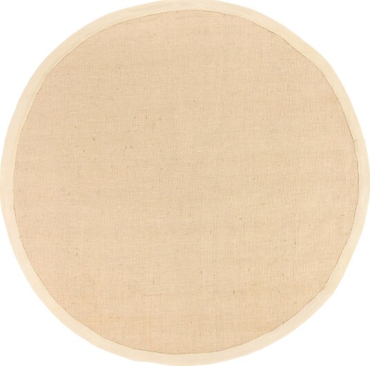 Runde tepper sisal Agave sand Størrelse: Ø 160 cm Runde tepper sisal Agave sand Størrelse: Ø 160 cm