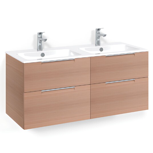 Macro Design Crown Servantskap Skuff - med Light 14 Servant 120cm Dobbel Eik / Grip