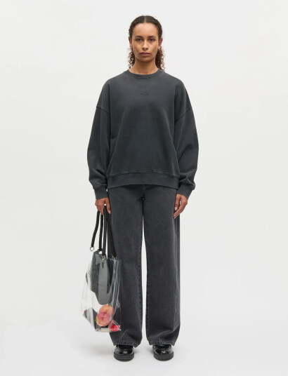 Mads Nørgaard Compact Cotton Atli Sweatshirt Black XL Mads Nørgaard Compact Cotton Atli Sweatshirt Black XL