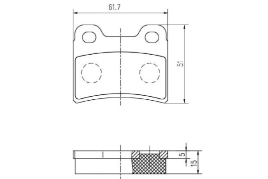 Bremseklosser MAPCO 6880