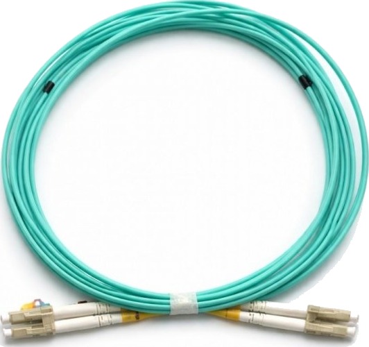 Lc Lc Om4 Duplex Fiberpatchkabel 3 M