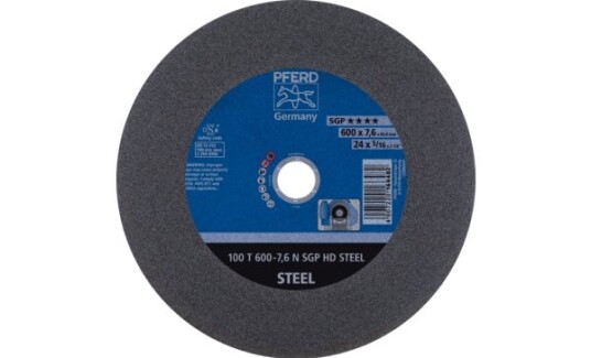 Pferd 100 T 600-7,6 N Sgp Hd Steel/60,0, Stål, Pferd, 6 Cm, 60 Cm, 3200 Rpm, 5 Stykker