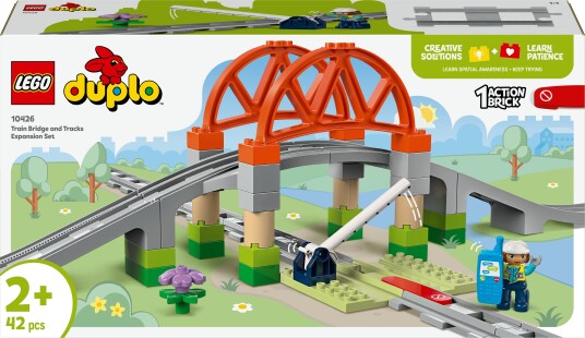 LEGO DUPLO Town 10426 Utvidelsessett med togbro og skinner LEGO DUPLO Town 10426 Utvidelsessett med togbro og skinner