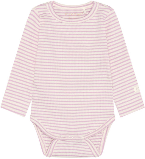 Blå Body Ls Rib Pink 74 Blå Body Ls Rib Pink 74