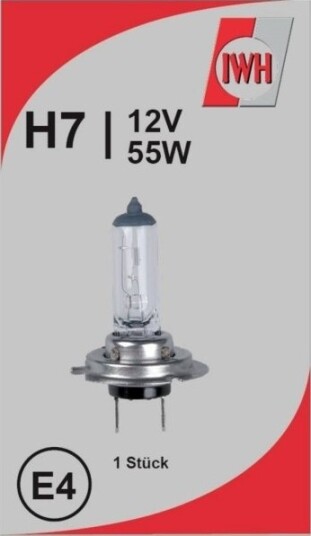Iwh Halogen Lyskilde H7 55 W 12 V