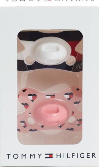 Tommy Hilfiger Baby Tommy 2 Pack Dummy Giftpacks Rosa Breeze