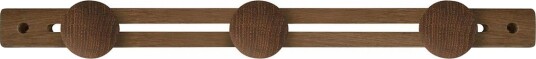 Home it Knaggrekke med 3 kroker 39,5x3,5x1,5cm R??kt eik Home it Knaggrekke med 3 kroker 39,5x3,5x1,5cm R??kt eik