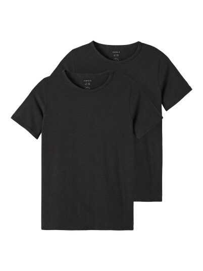 Name It T-Shirt Slim 2-Pack Sort 134/140
