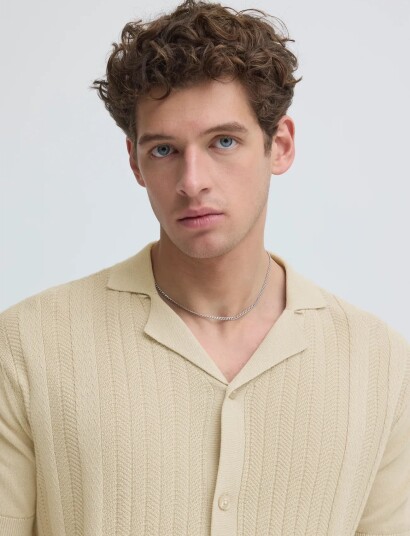 Casual Friday Cffillan Knit Beige M