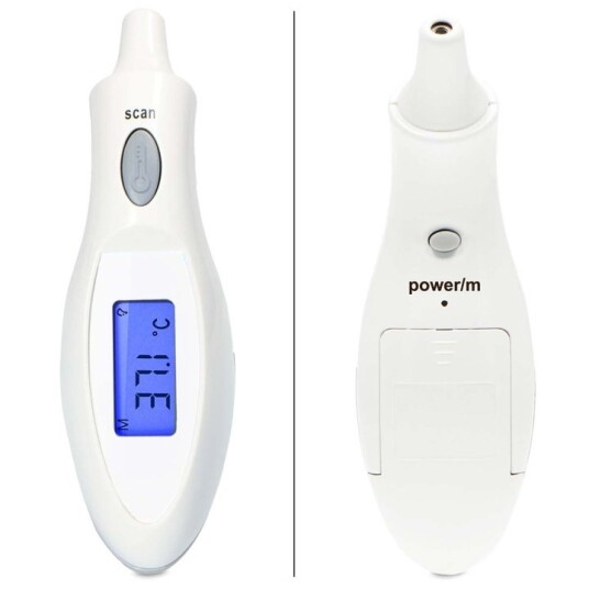 Alecto BC-27 Infrarødt øretermometer hvit Alecto BC-27 Infrarødt øretermometer hvit