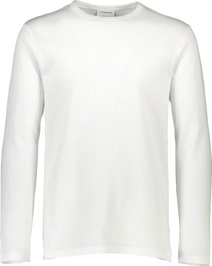 Lindbergh Basic O Neck Tee L/S   WHITE   XL