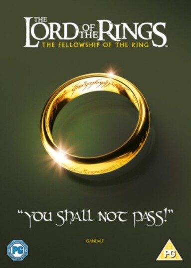 The Lord Of The Rings: The Fellowship Of The Ring DVD The Lord Of The Rings: The Fellowship Of The Ring DVD