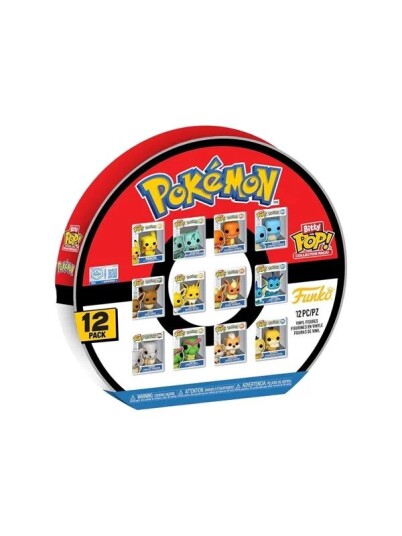 Funko Bitty POP Pokémon Samlerpakke med 12 Vinylfigurer - 2,5 cm