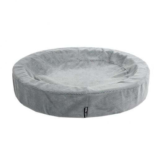 Bia Bed Bia Rib Overtrekk Oval Grå (5)