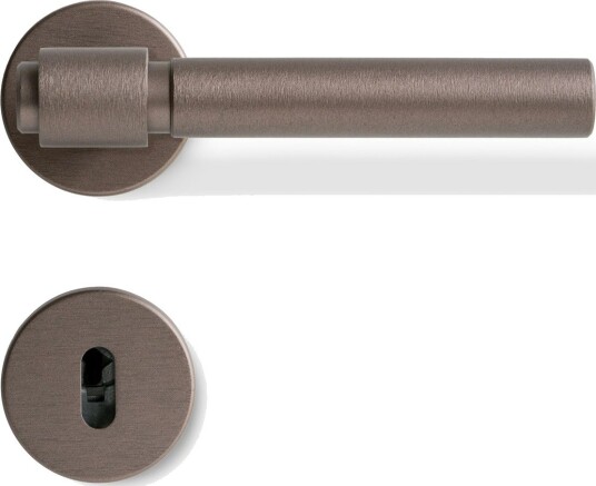 Beslag Design Helix 200 Plain Door Handle Dark Bronze Beslag Design Helix 200 Plain Door Handle Dark Bronze