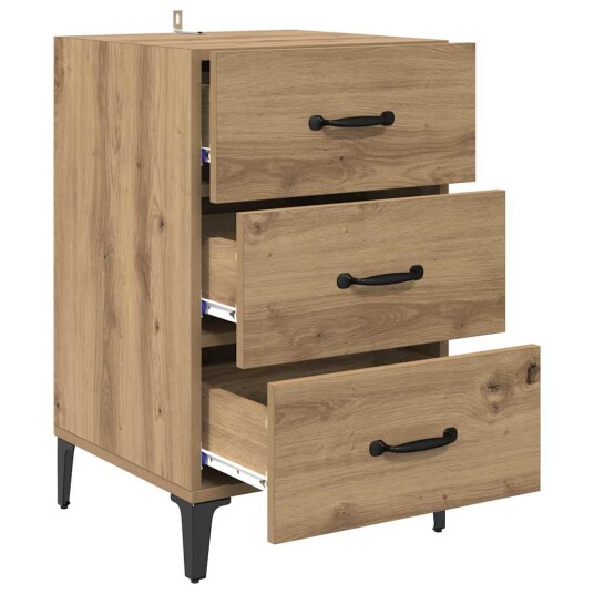  Nattbordskap artisan eik 40 x 40 x 66 cm Konstruert tre