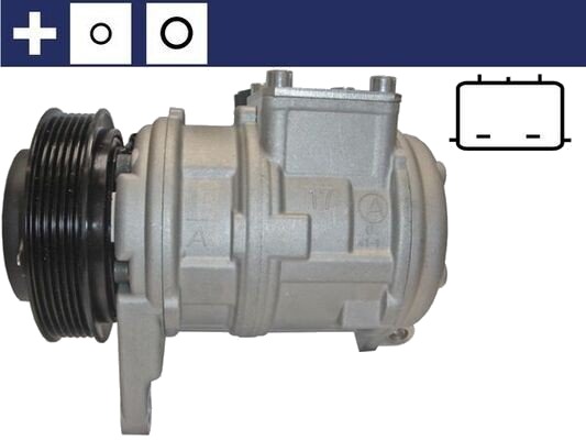 AC-kompressor MAHLE ACP 834 000S AC-kompressor MAHLE ACP 834 000S