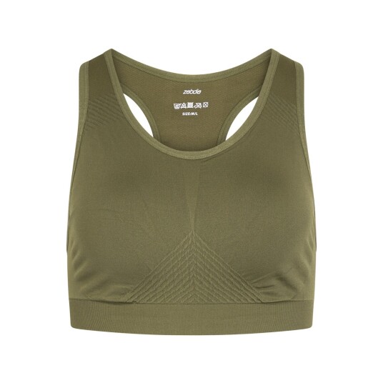 Zebdia Seamless Sports BH Farge: Grønn M/L Zebdia Seamless Sports BH Farge: Grønn M/L