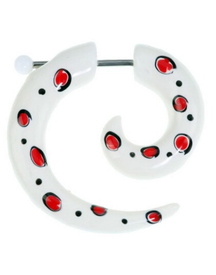 Red Eye   Fake piercing   Strl 1,2 mm stang/tykkelse smykke 5 mm