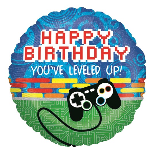 Ballongkungen AB Folieballong Game Controller Birthday