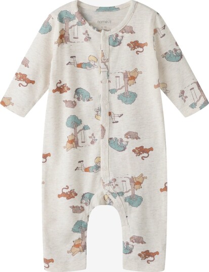 name it Nbnokis Pooh Ls Suit Wf Wdi PEYOTE MELANGE 68