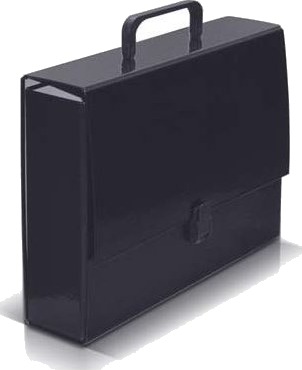 Vaupe Mappe Vaupe Classic Ii 8Cm Svart 305/02