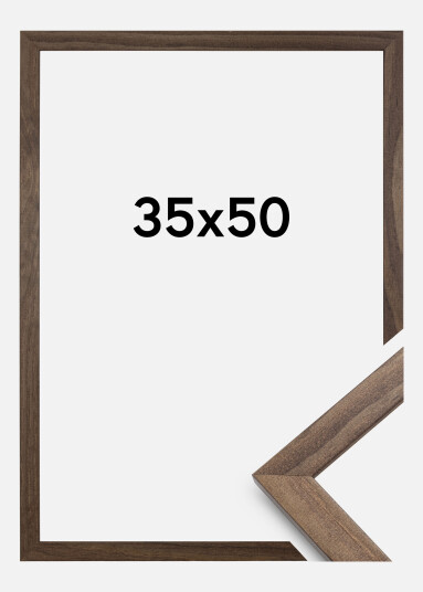 Ellos Estancia Ramme Stilren Akrylglass Valnøtt 35x50 Cm 1640459-02-0 1603256-02-354